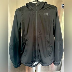 North face rain shell, women’s medium.